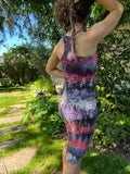 Medium Ice Dyed Organic Cotton Midi Dress