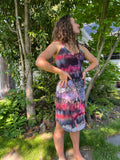 Medium Ice Dyed Organic Cotton Midi Dress