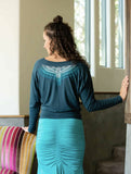 Triple Owl Wing Dolman Top