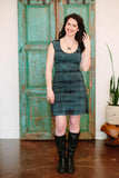 Cap Sleeve Dress - w/ shibori dye