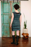 Cap Sleeve Dress - w/ shibori dye