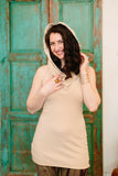 Cowl Neck/Hoodie Tunic - solid