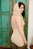 Cowl Neck/Hoodie Tunic - solid
