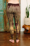 Stretch Hemp Leggings (full length) - w/shibori dye