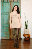 Cowl Neck/Hoodie Tunic - solid