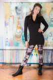 Long Sleeve Cowl Neck/Hoodie Tunic