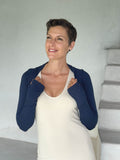 women's jersey navy long sleeve sleeve shrug with thumbholes #color_navy