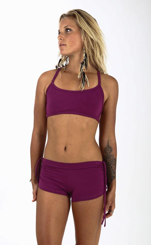 Om Gaia Booty Shorts Solid